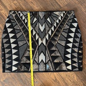 NWT Express sequined mini skirt